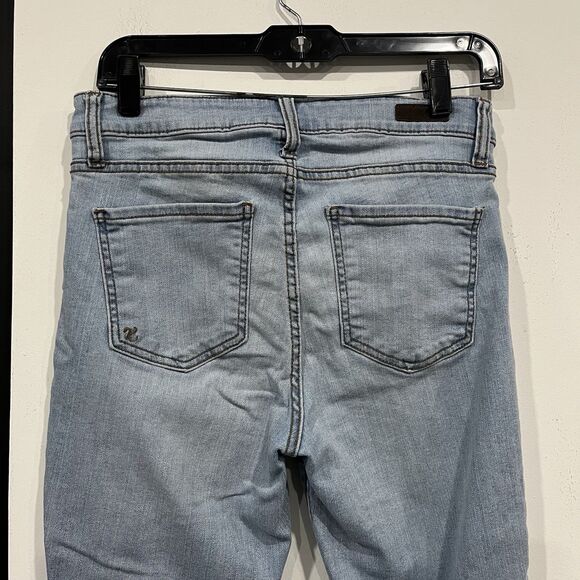 Kut From The Kloth Fab Ab Ankle Skinny Jeans Distressed Light Wash Size 4 - Picture 6 of 10